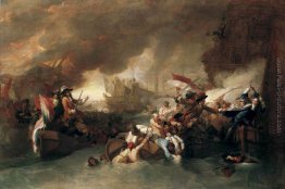 La battaglia di La Hogue, distruzione della flotta francese, 22 La battaglia di La Hogue, distruzione della flotta francese, 22