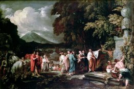 Cicerone e magistrati alla scoperta della tomba di Archimede Cicerone e magistrati alla scoperta della tomba di Archimede