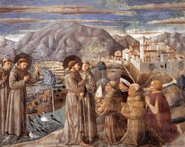 Predica agli uccelli e la Benedizione di Montefalco Predica agli uccelli e la Benedizione di Montefalco