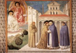 Visione di San Domenico e Meeting di San Francesco e San Domenic Visione di San Domenico e Meeting di San Francesco e San Domenic