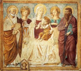 Tabernacolo della Madonna della Tosse: Maria lactans (particolar Tabernacolo della Madonna della Tosse: Maria lactans (particolar