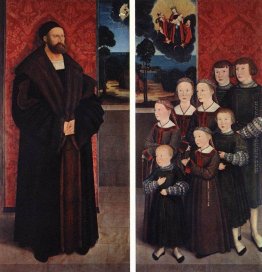 Ritratto di Conrad Rehlinger e dei suoi bambini Ritratto di Conrad Rehlinger e dei suoi bambini