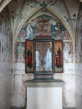 Trittico: interno sinistro Ala San Filippo, San Giacomo il Grand Trittico: interno sinistro Ala San Filippo, San Giacomo il Grand