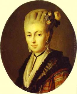 Ritratto di una giovane donna in un vestito rosso Ritratto di una giovane donna in un vestito rosso