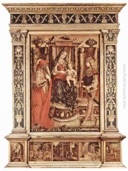 Madonna in trono, San Girolamo e San Sebastiano Madonna in trono, San Girolamo e San Sebastiano