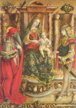 Madonna in trono, San Girolamo e San Sebastiano Madonna in trono, San Girolamo e San Sebastiano