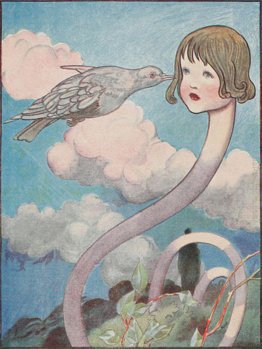 Un grande piccione era volato in viso Un grande piccione era volato in viso