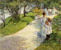 Passeggio in giardino Passeggio in giardino