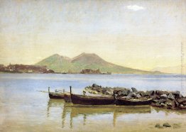 Il golfo di Napoli con il Vesuvio sullo sfondo Il golfo di Napoli con il Vesuvio sullo sfondo