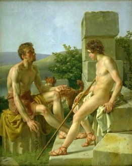 Giovane di seduta Giovane di seduta