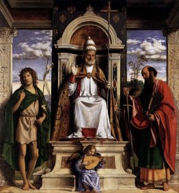 San Pietro in trono e santi San Pietro in trono e santi
