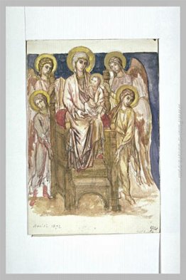 Madonna in trono con il Bambino e angeli Madonna in trono con il Bambino e angeli