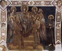 Madonna in trono col Bambino, San Francesco e quattro angeli Madonna in trono col Bambino, San Francesco e quattro angeli