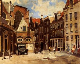 Un Townscene Con bambini che giocano, Haarlem Un Townscene Con bambini che giocano, Haarlem