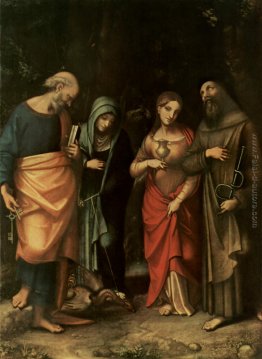Quattro Santi (da sinistra San Pietro, S. Marta, S. Maria Maddal Quattro Santi (da sinistra San Pietro, S. Marta, S. Maria Maddal