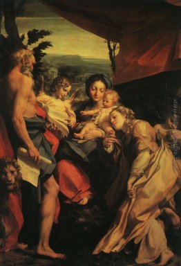 Madonna con San Girolamo (Il giorno) Madonna con San Girolamo (Il giorno)