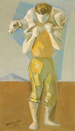 Menino com Carneiro Menino com Carneiro