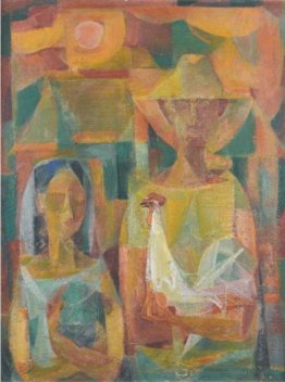 L'uomo, ragazza e Cock L'uomo, ragazza e Cock