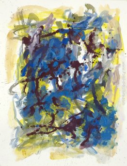 Whirl '- acquerello pittura astratta su carta - nr G 609 Whirl '- acquerello pittura astratta su carta - nr G 609