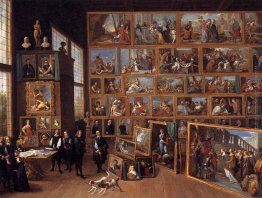 L'arciduca Leopoldo Guglielmo nella sua Pinacoteca a Bruxelles L'arciduca Leopoldo Guglielmo nella sua Pinacoteca a Bruxelles