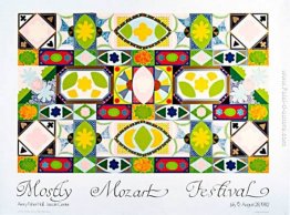 Mostly Mozart Festival poster Mostly Mozart Festival poster