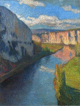 Vista del Lotto di Saint Cirq Lapopie Vista del Lotto di Saint Cirq Lapopie