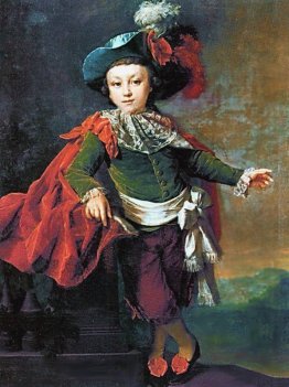 Ritratto di F.P. Makerovskiy in costume di travestimento Ritratto di F.P. Makerovskiy in costume di travestimento