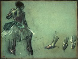 Ballerino visto da dietro e 3 Studi di Feet Ballerino visto da dietro e 3 Studi di Feet