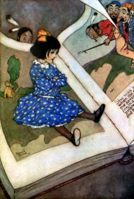 Bambina in un libro - illustrazione di Fate che ho incontrato Bambina in un libro - illustrazione di Fate che ho incontrato