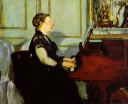 Signora Manet al pianoforte Signora Manet al pianoforte