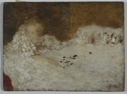 Giovane donna a letto Giovane donna a letto