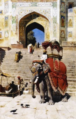 Reale Elefante al Gateway al Jami Masjid, Mathura Reale Elefante al Gateway al Jami Masjid, Mathura