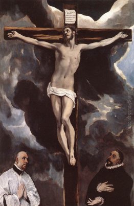 Cristo in croce adorato da due donatori Cristo in croce adorato da due donatori