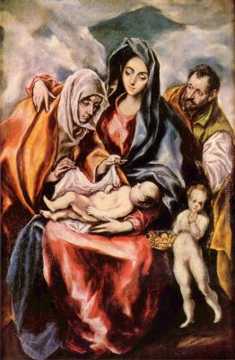 La Sacra Famiglia con Sant'Anna e il giovane San Giovanni Battis La Sacra Famiglia con Sant'Anna e il giovane San Giovanni Battis