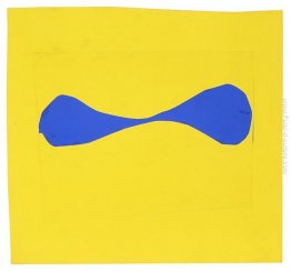 Modulo blu su giallo Modulo blu su giallo