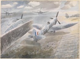 Spitfire a Sawbridgeworth, Herts 1942 Spitfire a Sawbridgeworth, Herts 1942