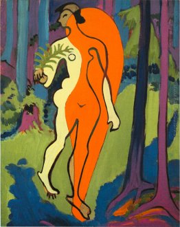 Nude in arancione e giallo Nude in arancione e giallo