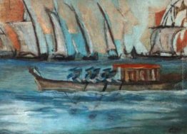 Barco Marinheiros com Barco Marinheiros com