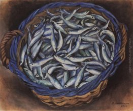 Carrello della spesa con le sarde Carrello della spesa con le sarde