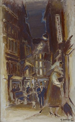 Paris street scene Paris street scene
