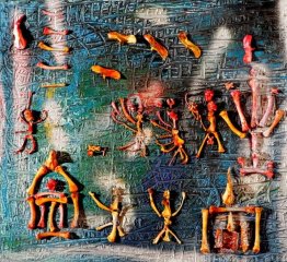 Composizione con le ossa Composizione con le ossa