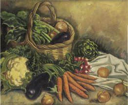 Natura morta con cavolfiore e verdure Natura morta con cavolfiore e verdure