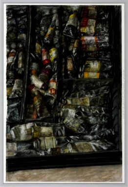 Tubetti di colore nel loro cassetto Tubetti di colore nel loro cassetto