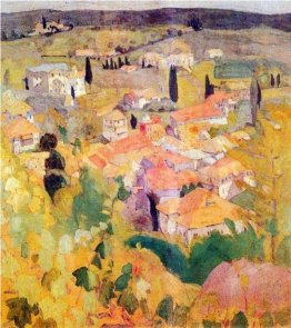 Vista dal Karyes del Monte Athos Vista dal Karyes del Monte Athos