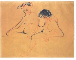Due nudi femminili Due nudi femminili