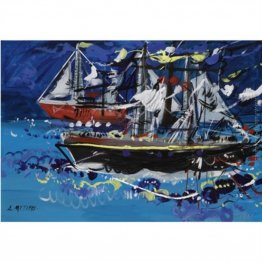 Barche in Halkida Barche in Halkida