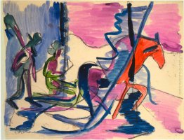 Slitta nella nebbia Slitta nella nebbia