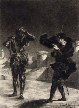 Amleto vede il fantasma di suo padre Amleto vede il fantasma di suo padre