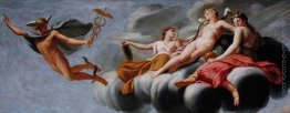 Cupido Ordinazione Mercury di annunciare il suo potere per l'Uni Cupido Ordinazione Mercury di annunciare il suo potere per l'Uni