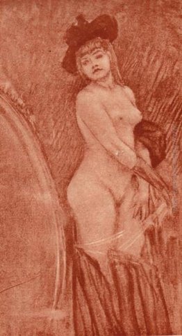 Coquette davanti ad uno specchio Coquette davanti ad uno specchio